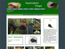 Tablet Screenshot of faszination-triops.de